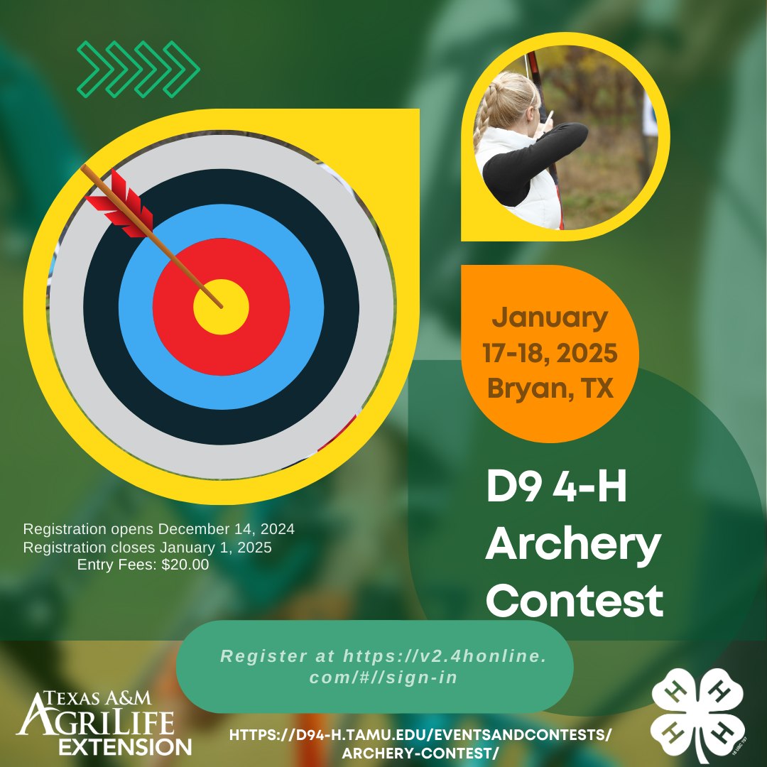 4H District 9 Archery Contest Galveston